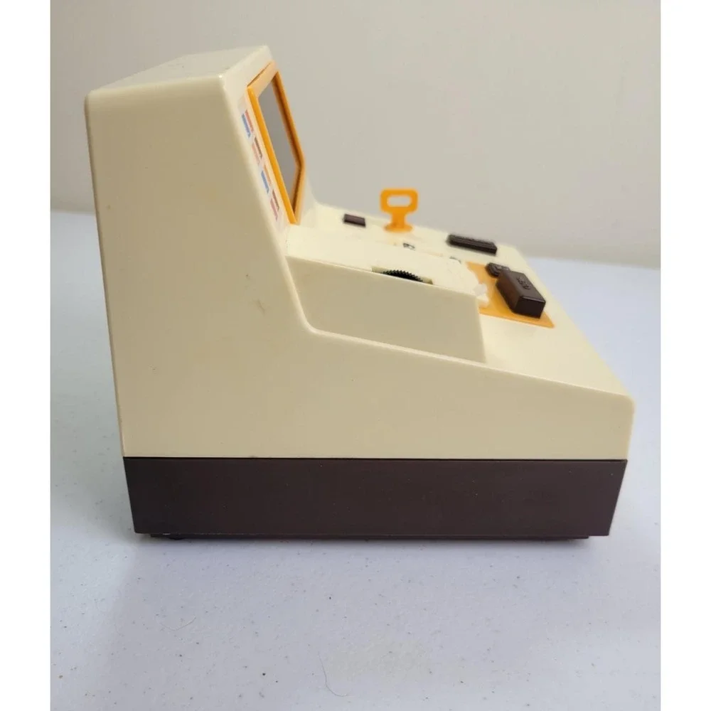 Vtg Durham Toy Cash‎ Register 1970s Pretend Play Retro Toy *Not working